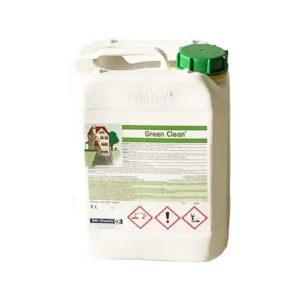 BM Chemie Green Clean 5 liter verwijdert groene aanslag op terras en oprit